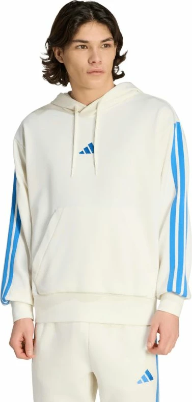 Duks për meshkuj adidas Essentials 3-Stripes French Terry KD4901, krem