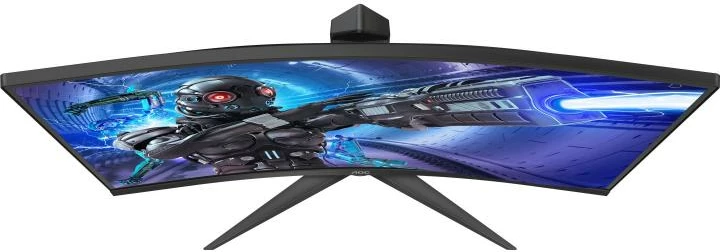 Monitor, AOC C32G2ZE BK, 31.5 inç i lakuar, TFT/LCD, i zi
