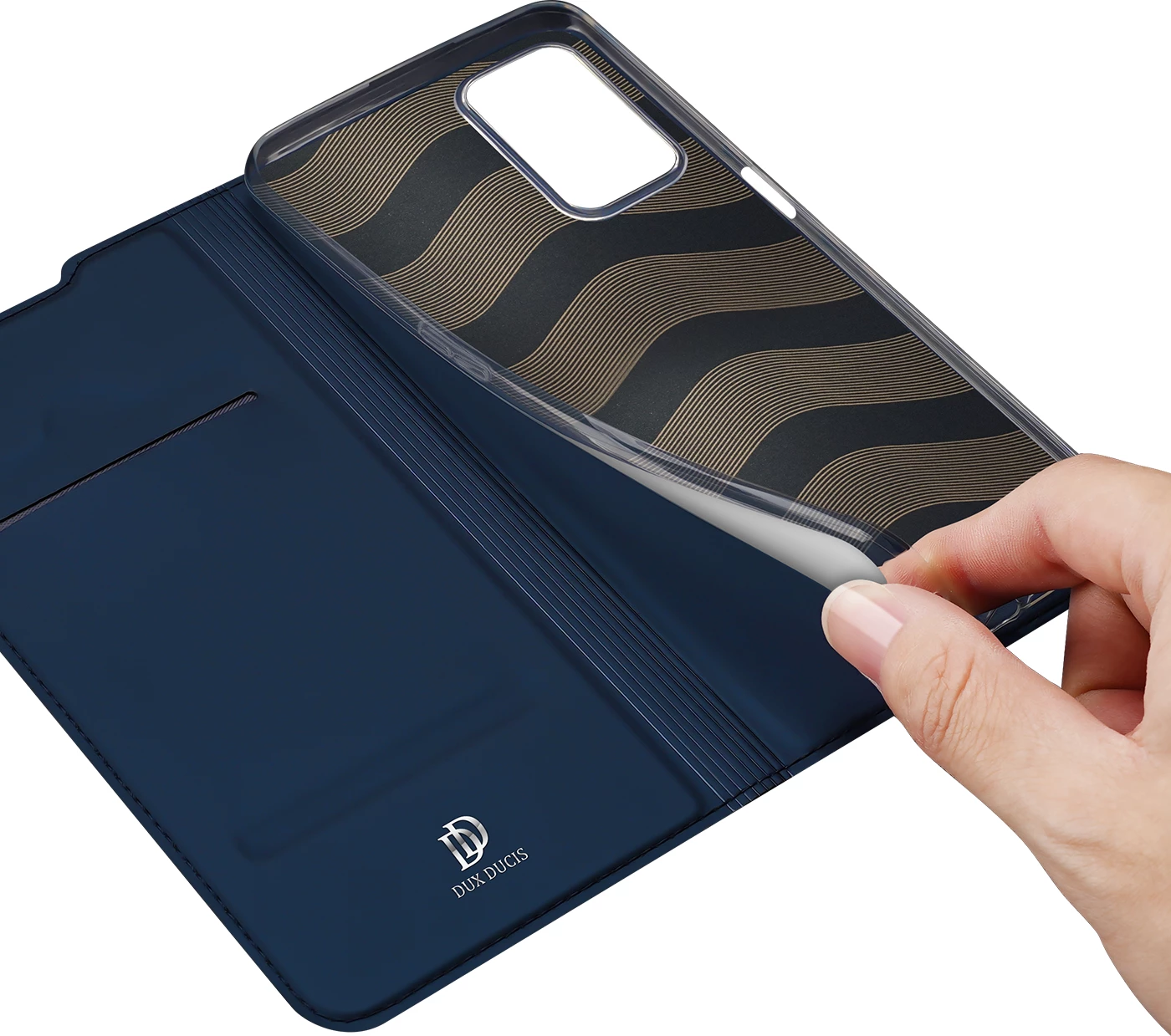 Mbështjellës Dux Ducis Skin Pro për Realme 9i / Oppo A36, me kapak, Blu