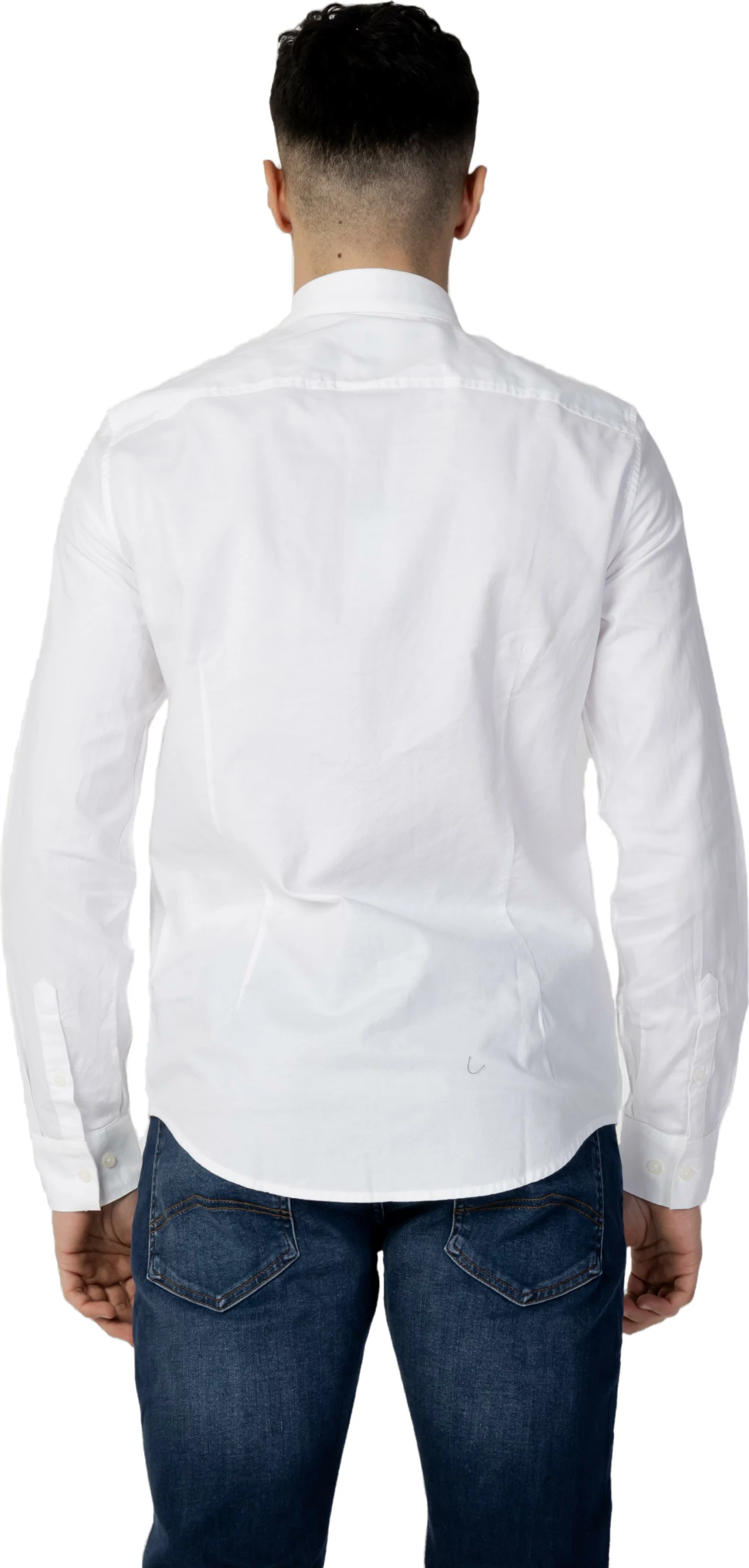 Këmishë për meshkuj Armani Exchange 8NZCGB Z8ANZ, e bardhë [Madhësia: M]