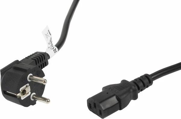 Kabllo rryme Lanberg CA-C13C-11CC-0050-BK, Schuko (CEE 7/7) në IEC 320 C13, 5 m, e zezë
