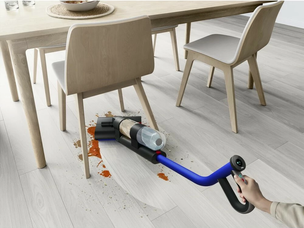 Fshesë me korrent Dyson Wash G1, Stick, Pa qese, 1 L, 0.8 L, E zezë, Blu
