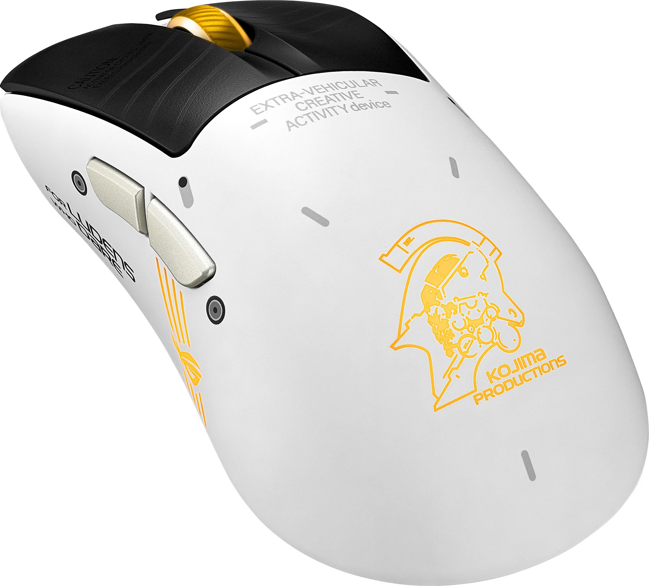 Maus gaming ASUS ROG Keris II Origin-KJP, 42000 DPI, 8000 Hz, wireless/wired, RGB, i bardhë