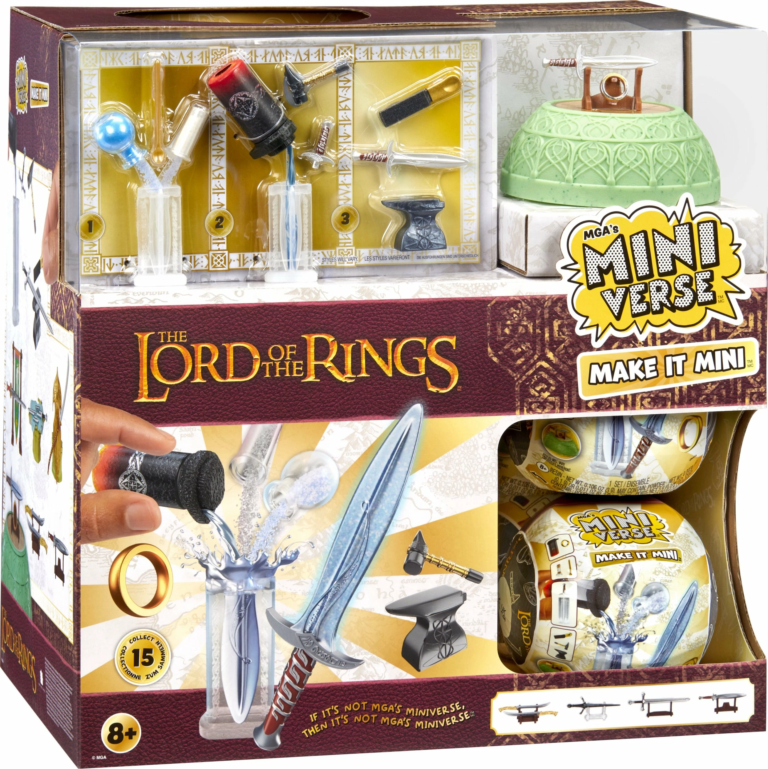 Set miniaturash kreative DIY MGA Miniverse Mini Lord of the Rings, surprizë ball