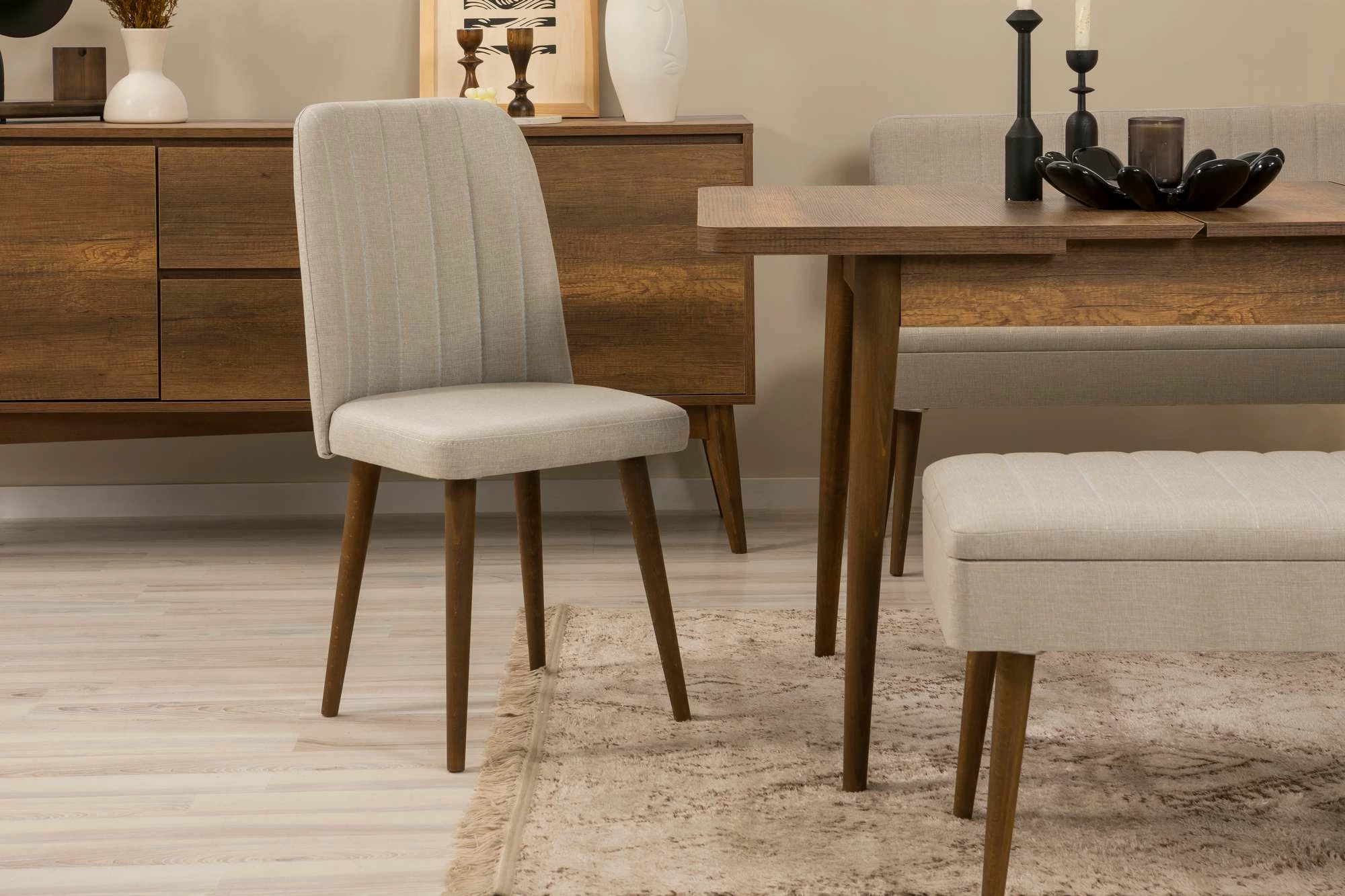 Karrige Skye Decor, Vina 1005, krem, dru arre
