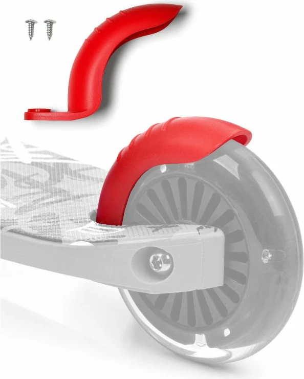 Frenë për trotinet Meteor, unisex, e kuqe