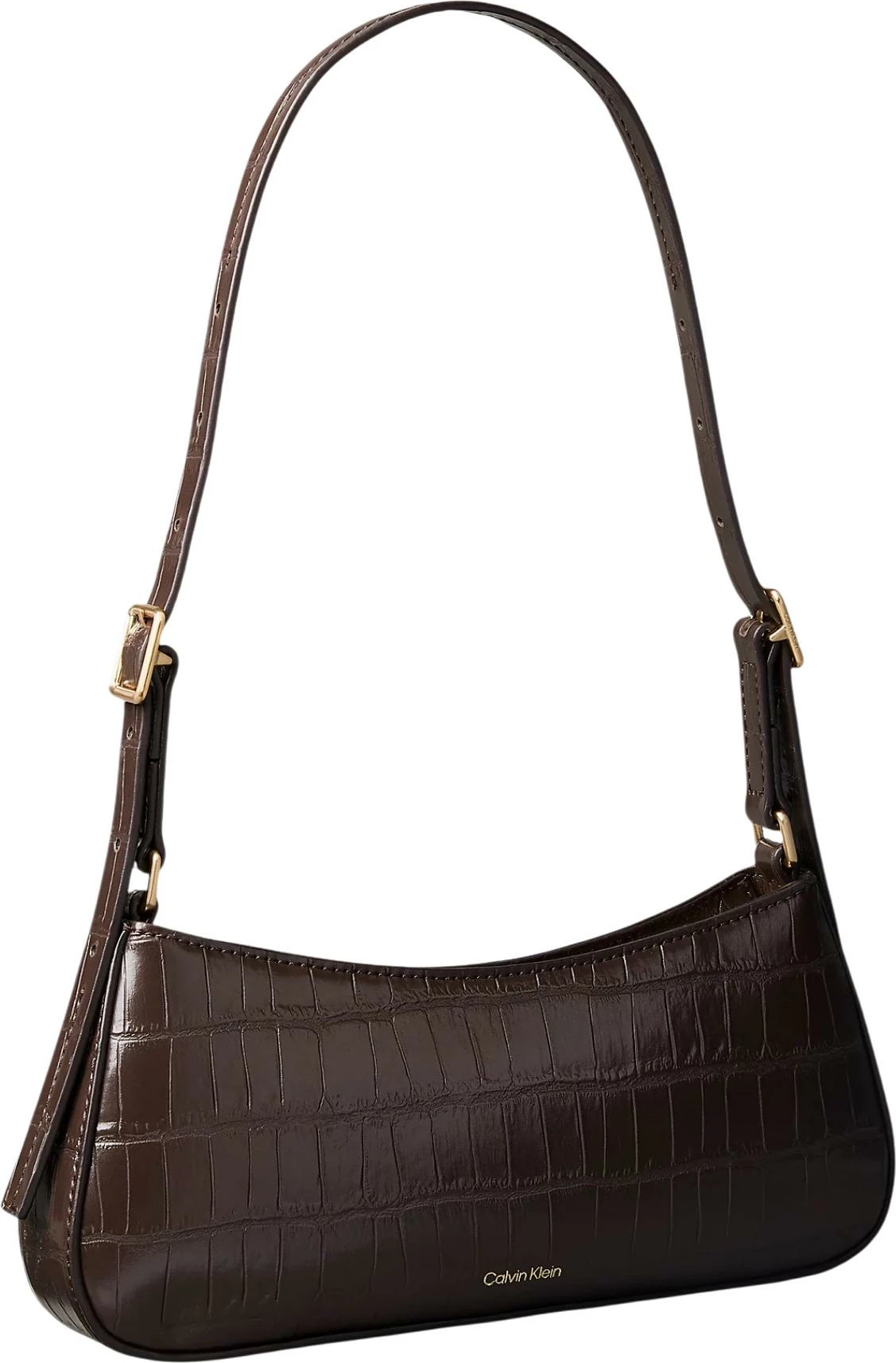 Çantë krahu për femra Calvin Klein LV04F3906G, kafe e errët