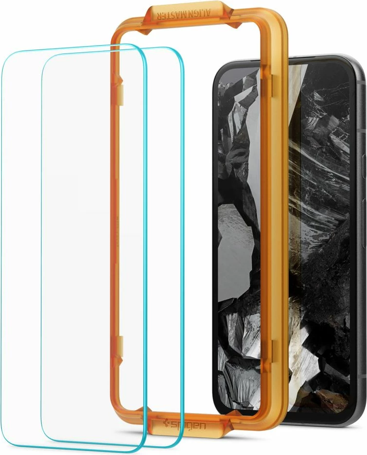 Mbrojtës ekrani xham i temperuar Spigen Glas.tR AlignMaster për Google Pixel 8A, 2 copë