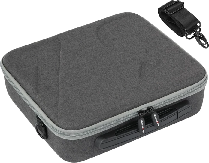 Çantë Sunnylife N5P-B088 për DJI Mini 5 Pro, me rrip shpatulle, kapacitet për dron + kontrollues RC 2/RC-N3 + stacion karikimi + 6 bateri, 285×269×86 mm, gri