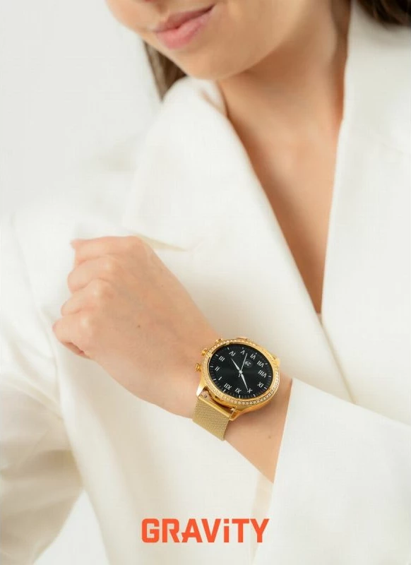 Smartwatch Gravity GT5-1, ari, set rrip dhe byzylyk