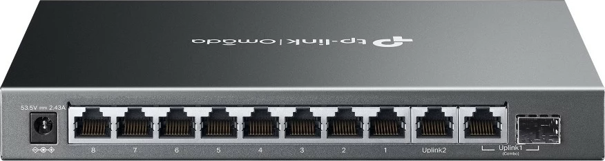 Switch TP-Link Omada ES210GMP, Gigabit Ethernet, PoE, i montueshëm në mur