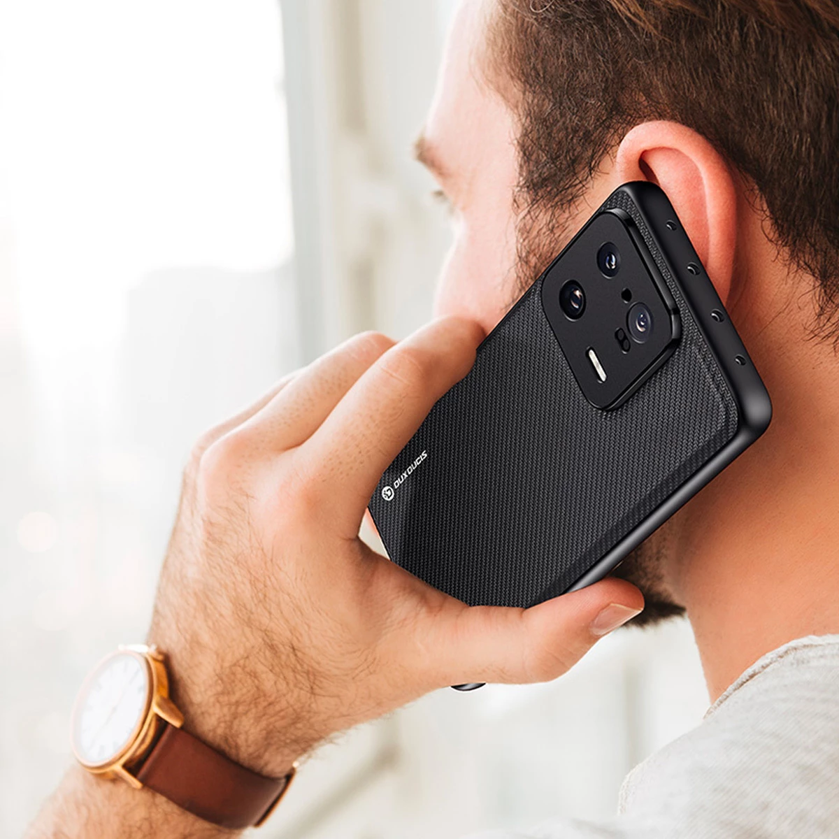 Mbështjellës Dux Ducis Fino për Xiaomi 13 Pro, Gri