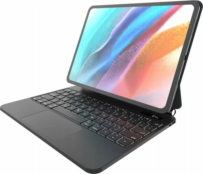 Mbështjellës me tastierë FIXED Typee për iPad Pro 11\"/iPad Air 10.9\", Bluetooth 5.2, USB-C, i zi