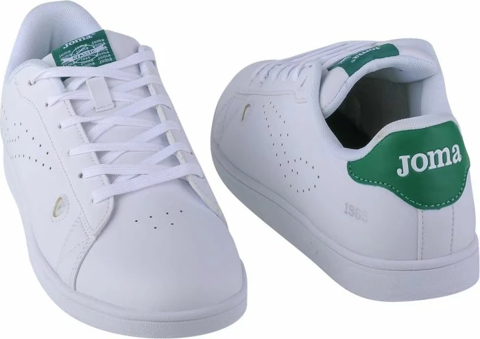 Këpucë për meshkuj Joma Classic 1965, të bardha me gjelbër