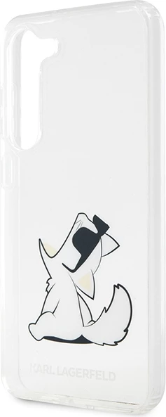 Mbështjellës Karl Lagerfeld Choupette Fun për Samsung Galaxy S23+, Transparent