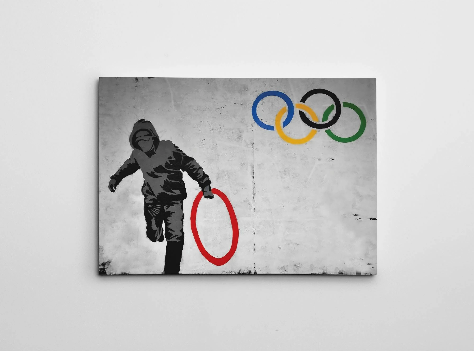 Pikturë dekorative në kanavacë, shumëngjyrëshe, Banksy, 70x100cm