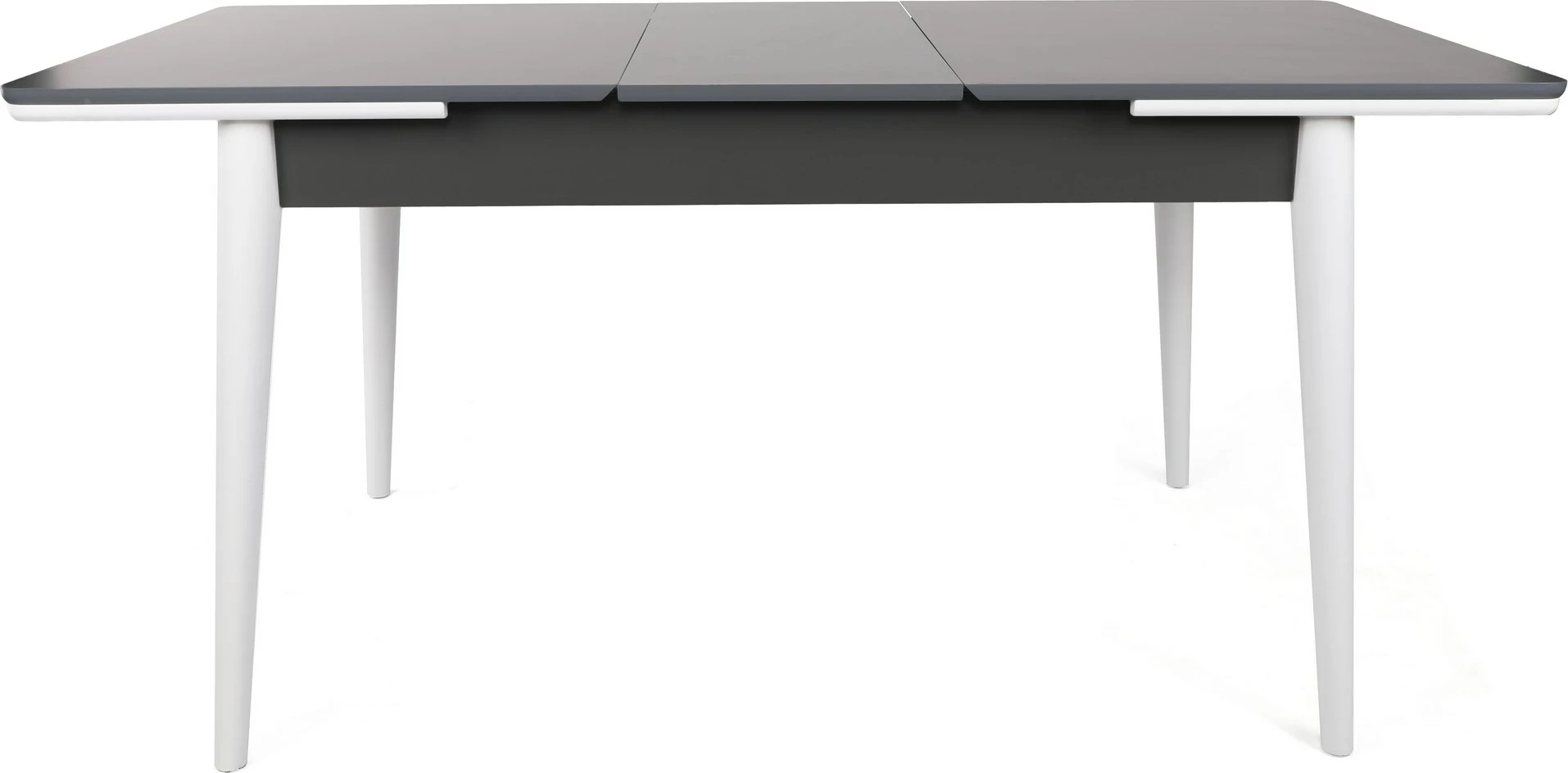 Tavolinë ngrënie me zgjatje, Skye Decor, anthracite dhe e bardhë, Sigma - 992