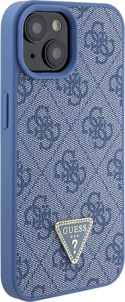 Mbështjellës Guess Crossbody 4G Metal Logo për iPhone 15/15 Plus, 6.1", Kaltër