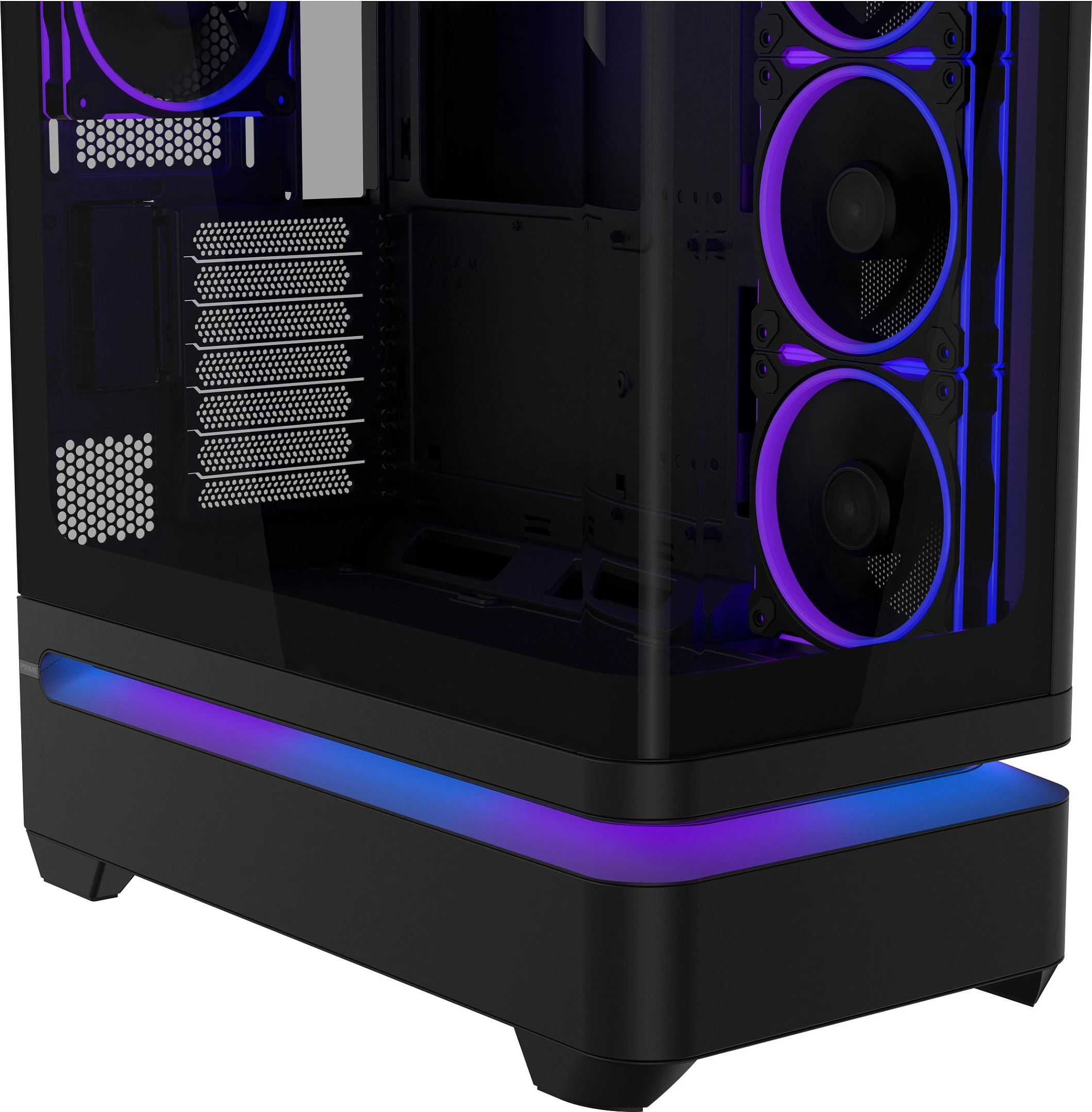 Kasë ASUS PRIME AP304 TG ARGB, ATX, e zezë