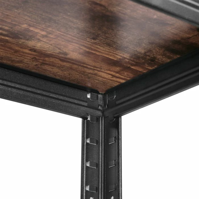 Raft magazinimi SONGMICS GLR030B01 30 x 75 x 150 cm, 5 nivele, 650 kg, kafe rustike/zi