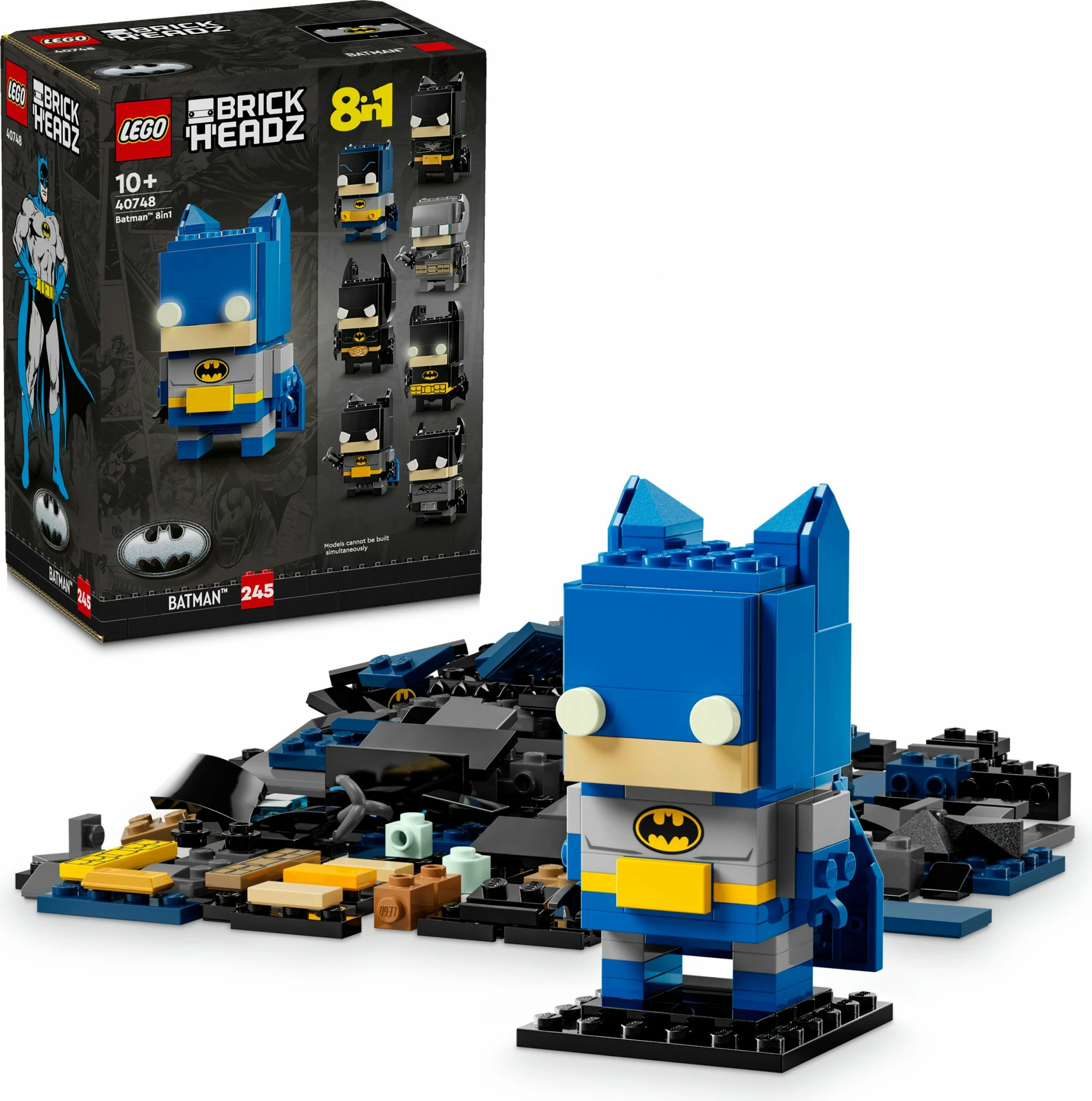Set ndërtimi LEGO 40748, Batman 8in1, 325 pjesë, shumëngjyrësh