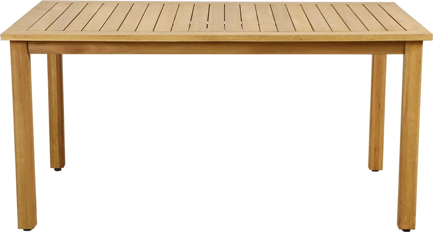 Tavolinë Piazza, dru eukalipt, natyrale, 150x90x74 cm