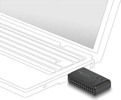Adapter Wi‑Fi USB DeLOCK AX1800, Wi‑Fi 6, Dual Band 2.4/5 GHz, 1775 Mbps, i zi