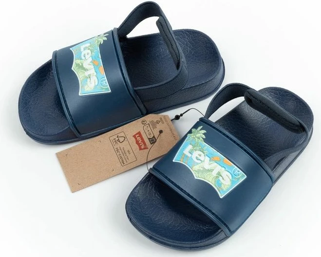 Sandale për djem Levi's Pool S Mini, navy blue