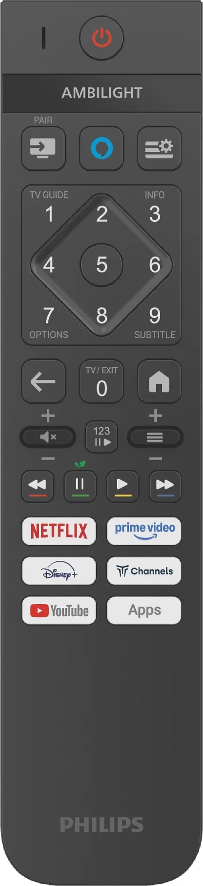 TV, Philips 75PUS8510 75" QLED 4K UHD, Ambilight 3, Smart Titan OS