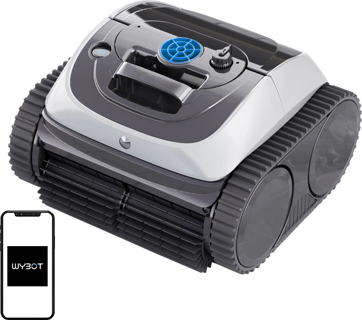 Robot pastrues pishine Wybot C1, wireless, i zi/gri