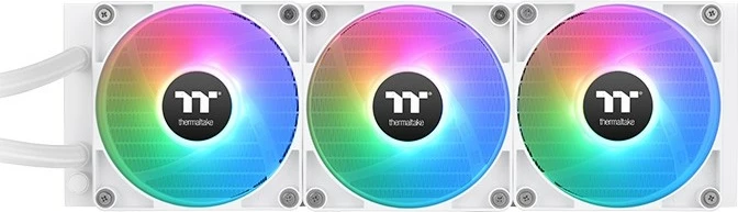 Ftohës me lëng Thermaltake TH360 V2 Ultra ARGB, 3x120mm, Snow Edition, bardhë