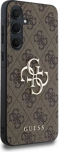 Mbështjellës Guess 4G Big Metal Logo për Samsung Galaxy A35, kafe