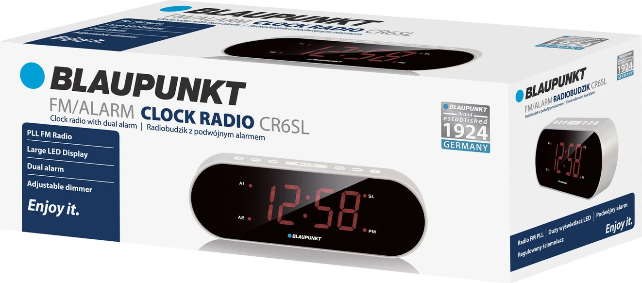 Orë me Radio dhe Dy Alarme BLAUPUNKT CR6SL