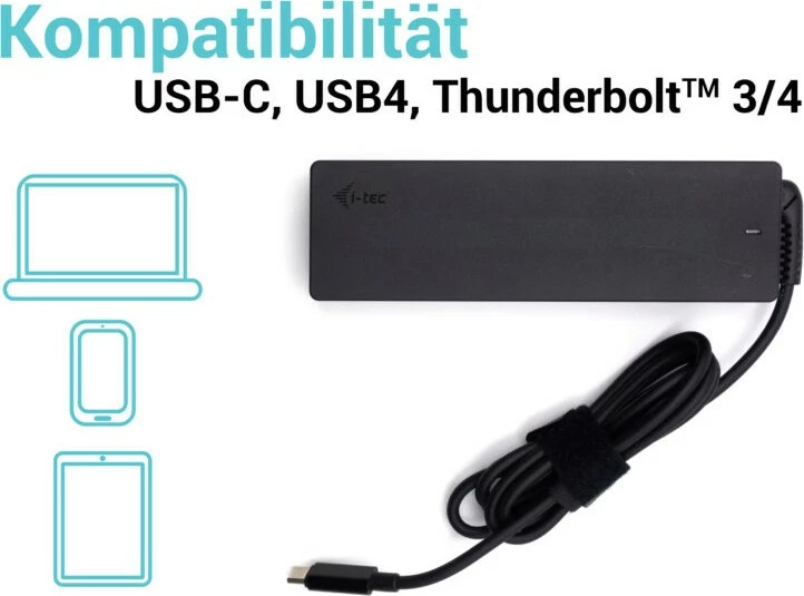 Karikues universal I-Tec USB-C PD 3.0, 100W, i zi