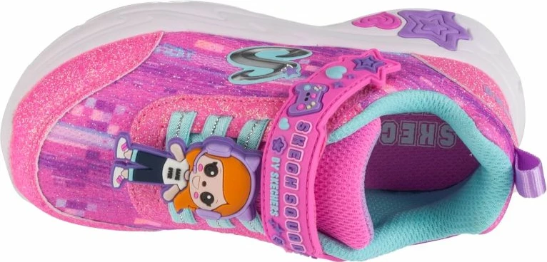Atlete fëmijë Skechers Snuggle Sneaks Skech Squad 302214N-PKMT, rozë