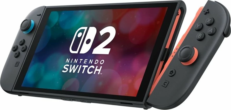 Konsolë Nintendo Switch 2 me Mario + Hogwarts Legacy, e zezë/kuqe/kaltër