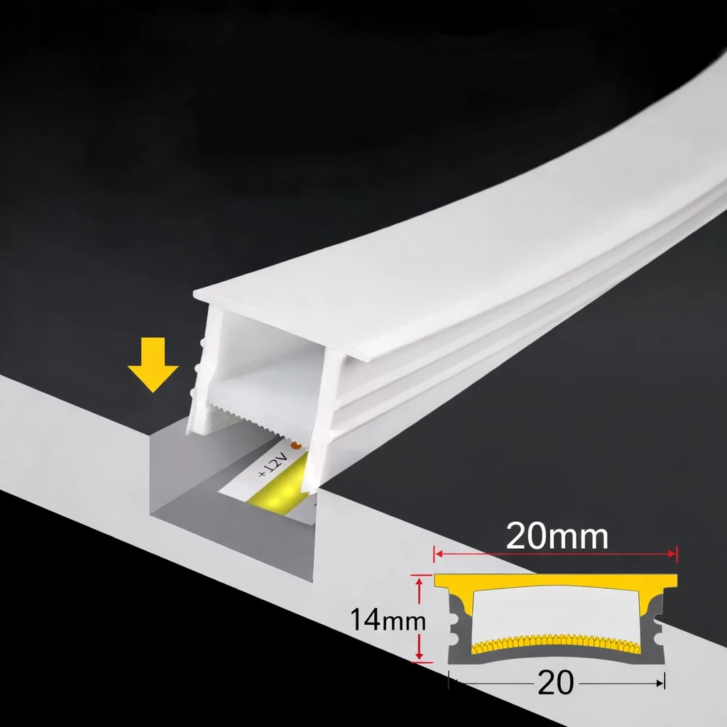 Silikon për LED 20×14 mm