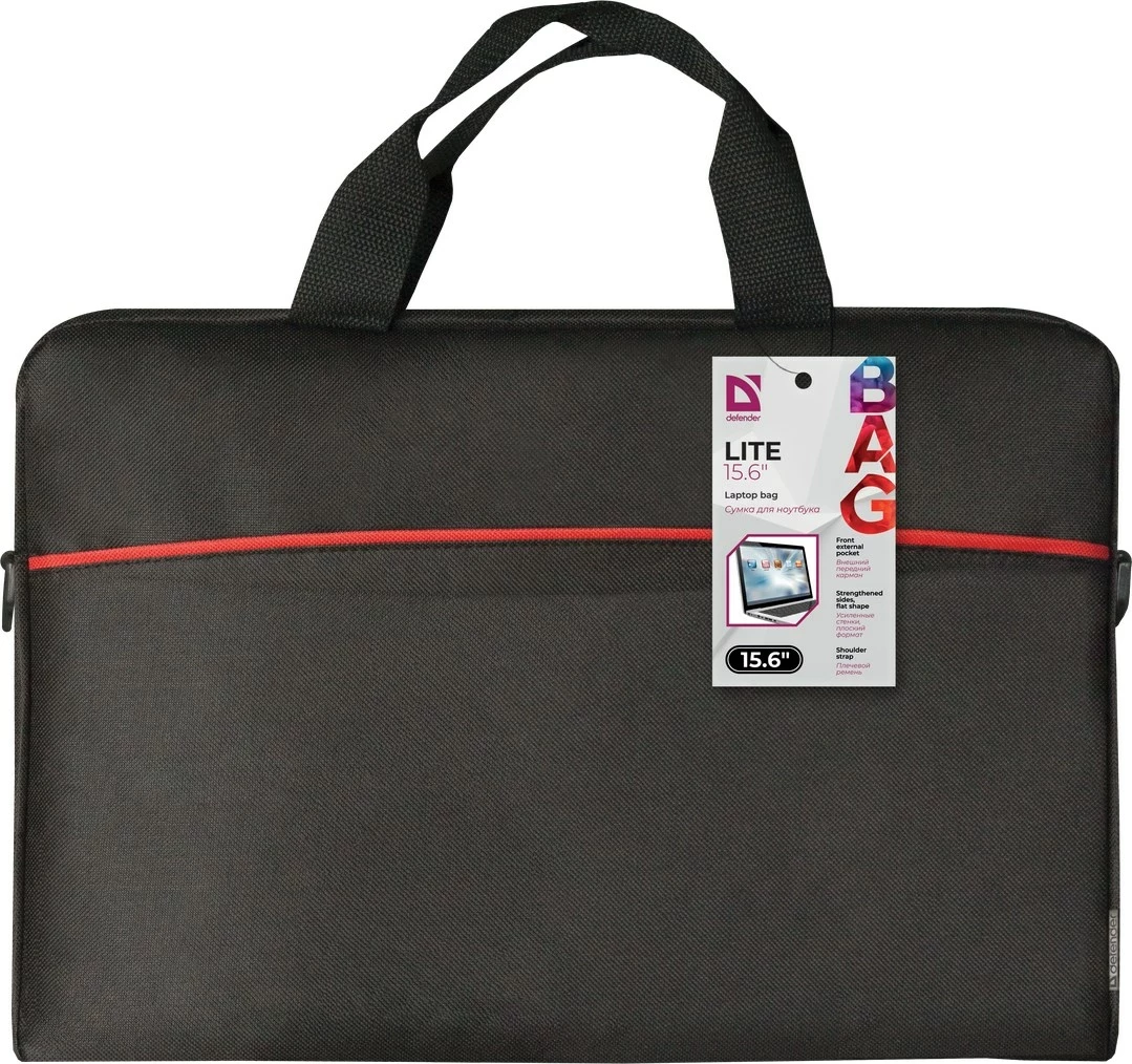 Mbështjellës notebook Defender Lite 39.6 cm (15.6") i zi