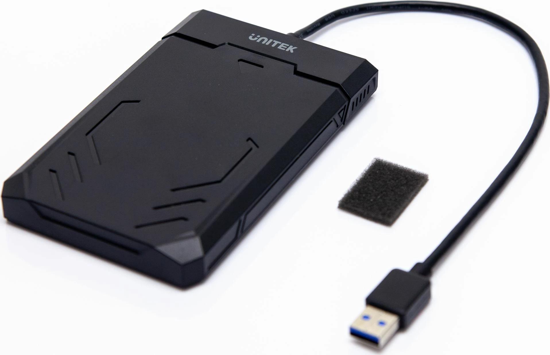 Kuti e jashtme për SSD/HDD 2.5" Unitek Y-3036 USB 3.2 Gen 1 SATA III, e zezë