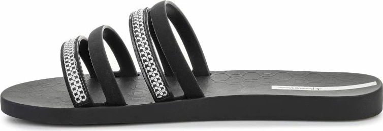 Papuqe femrash Ipanema Mesh Slide II, të zeza/argjendi [Madhësia: 39]