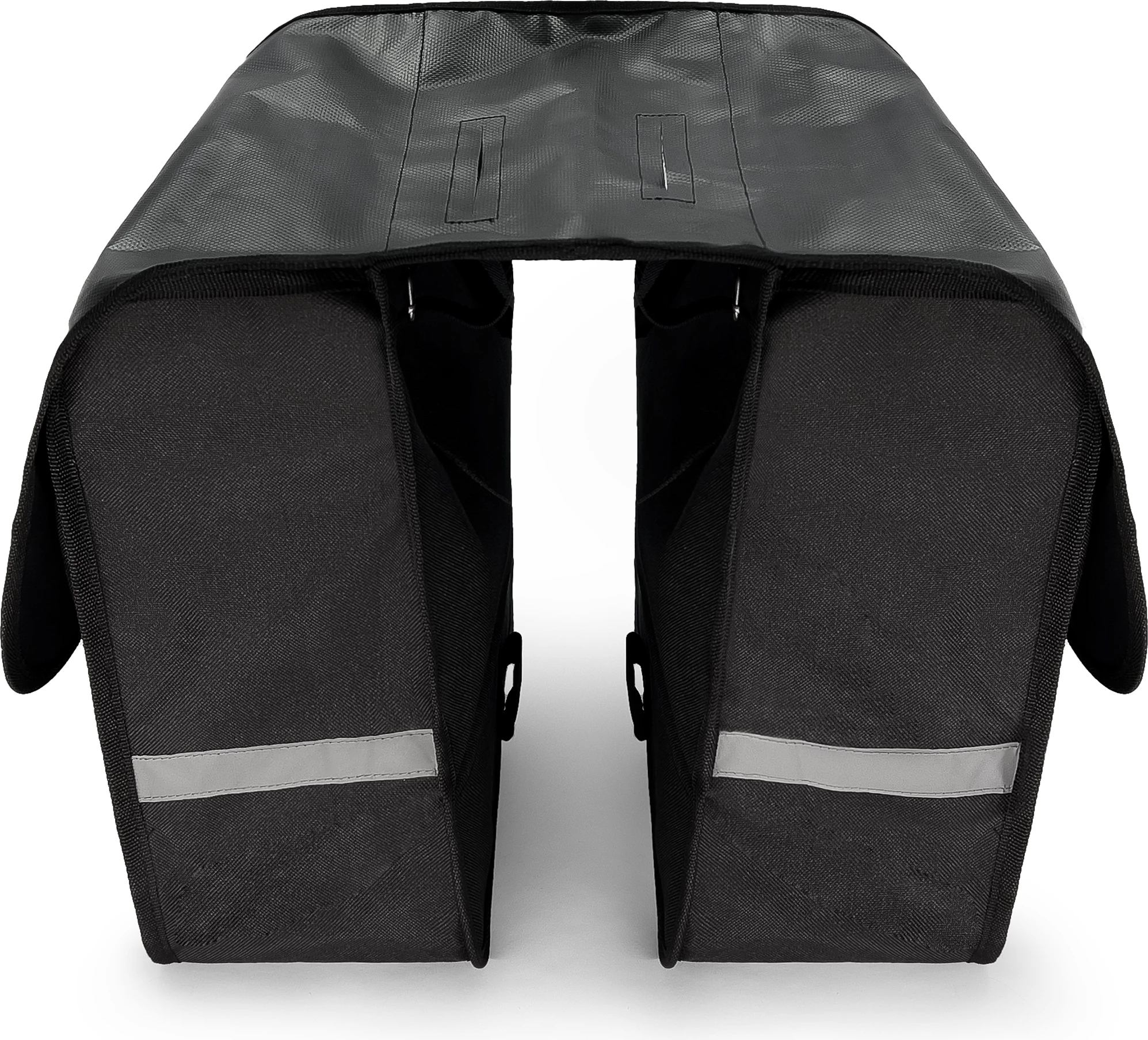 Çantë anësore biçiklete Wozinsky WBB34BK, 28 l, e zezë, set i dyfishtë