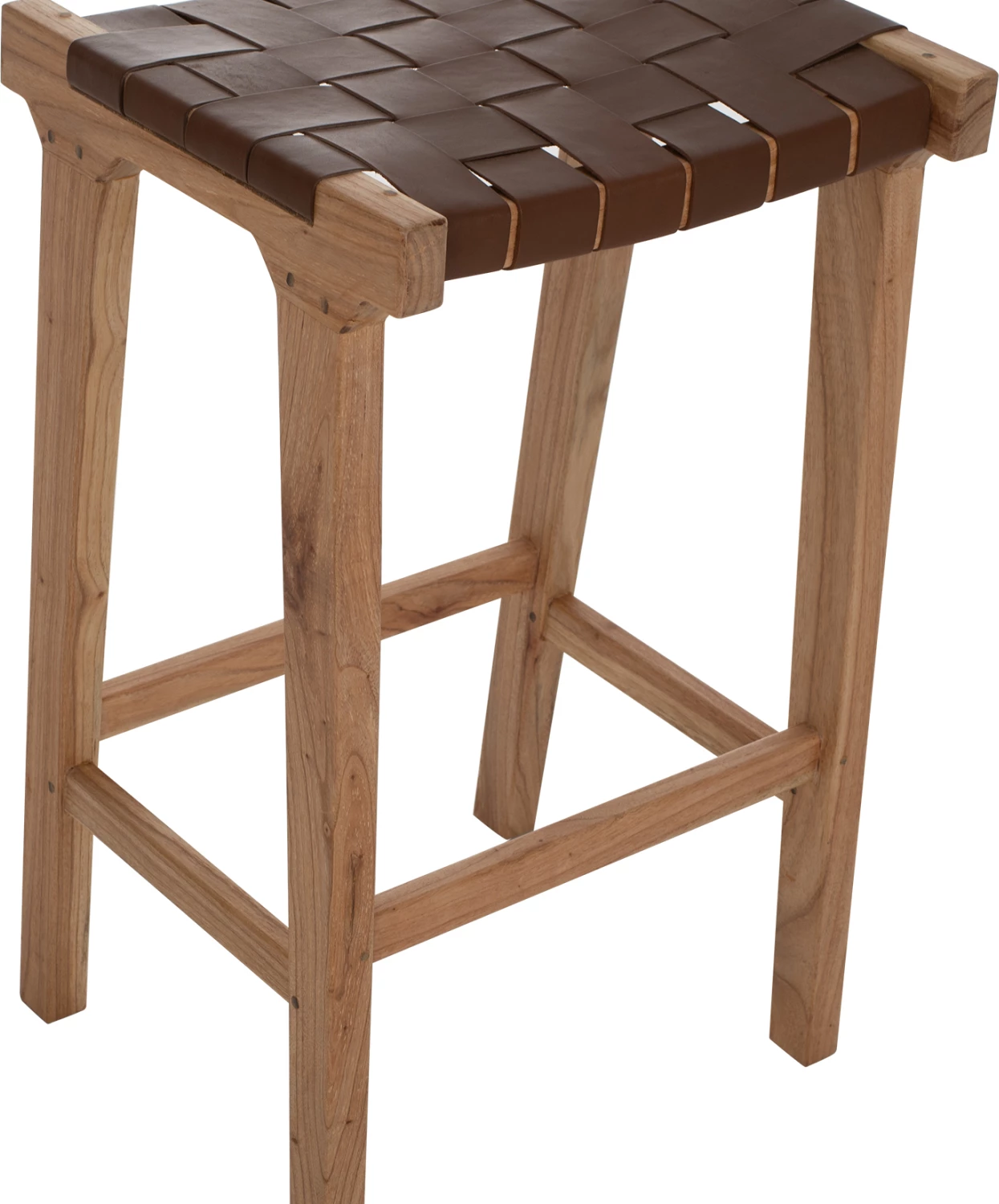 Karrige për bar, dru teak, FH99382.01, 40x35x65 cm