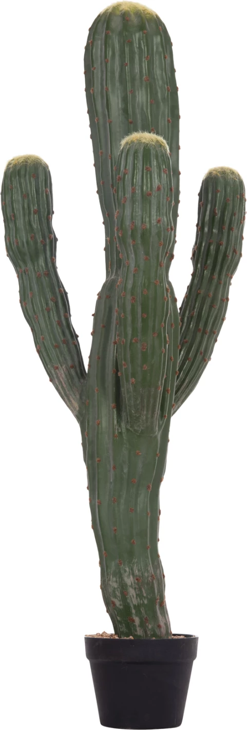 Bimë dekorative sintetike në vazo, lloj kaktusi, FH4746, 17.5x42x113cm