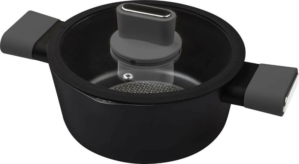 Tenxhere POELE Lamart LT1224, 20cm, 2.4 L, e zezë