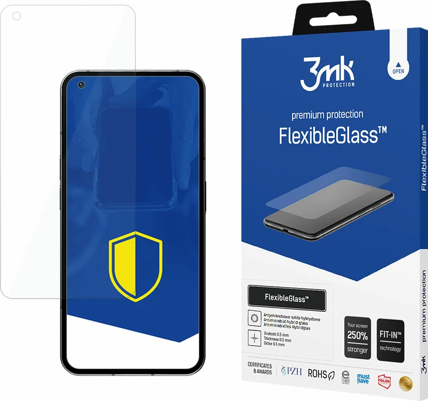 Mbështjellës xhami hibrid 3mk Protection FlexibleGlass për Nothing Phone 1