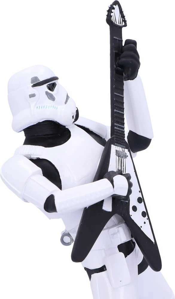Figurinë NEMESIS NOW Stormtrooper Rock On!, Star Wars, polyresin e pikturuar me dorë, bardhë/zi