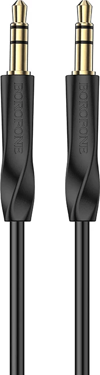 Kabllo AUX BOROFONE BL16 3.5 mm, 1 m, e zezë