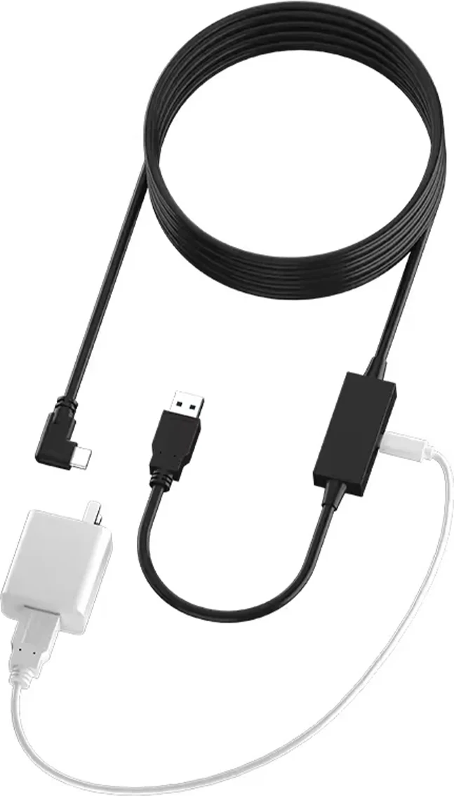 Kabllo LINK VR Other për Meta Quest 3/3S, USB-A në USB-C, 5 m, 5 Gbps, me karikim, e zezë
