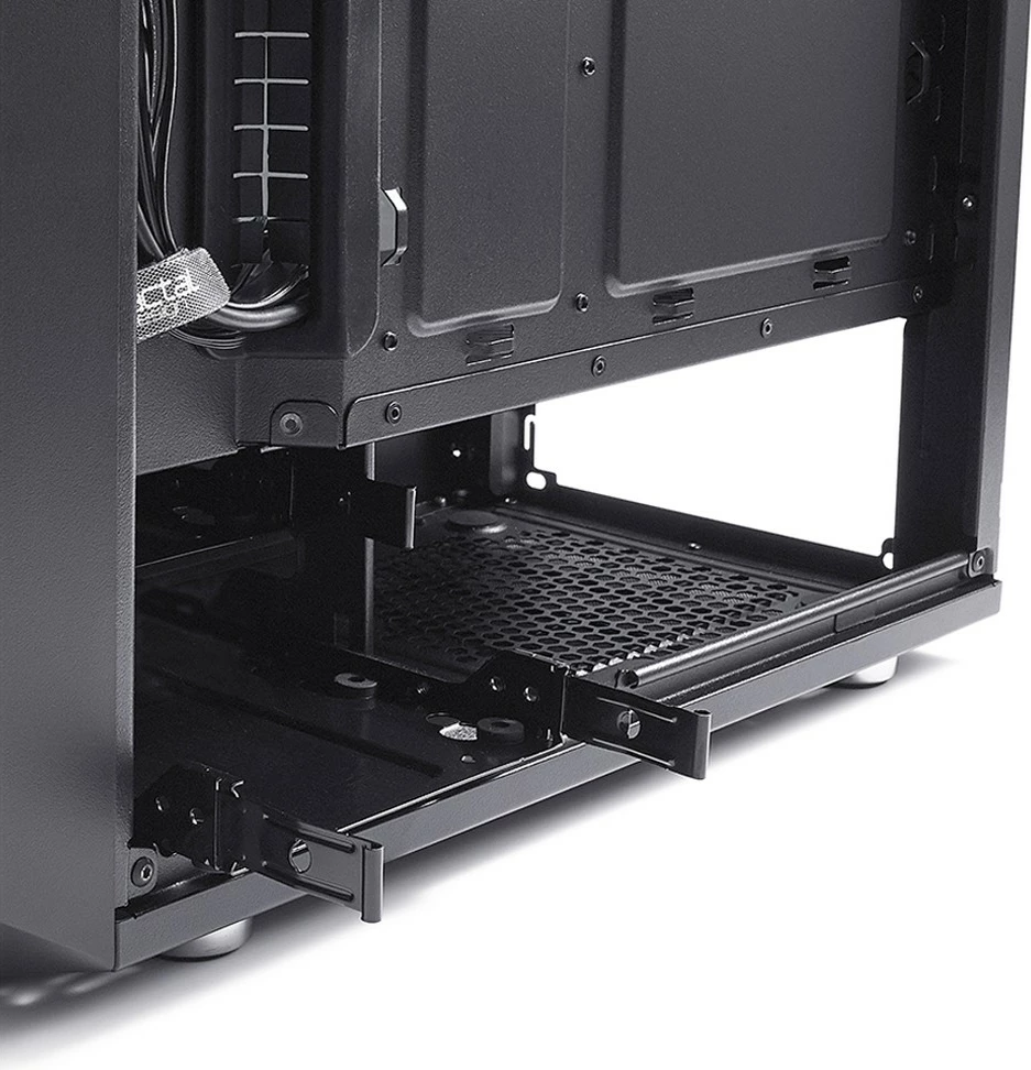 Kasë Fractal Design Meshify C, Midi Tower, ATX, ITX, micro ATX, E zezë