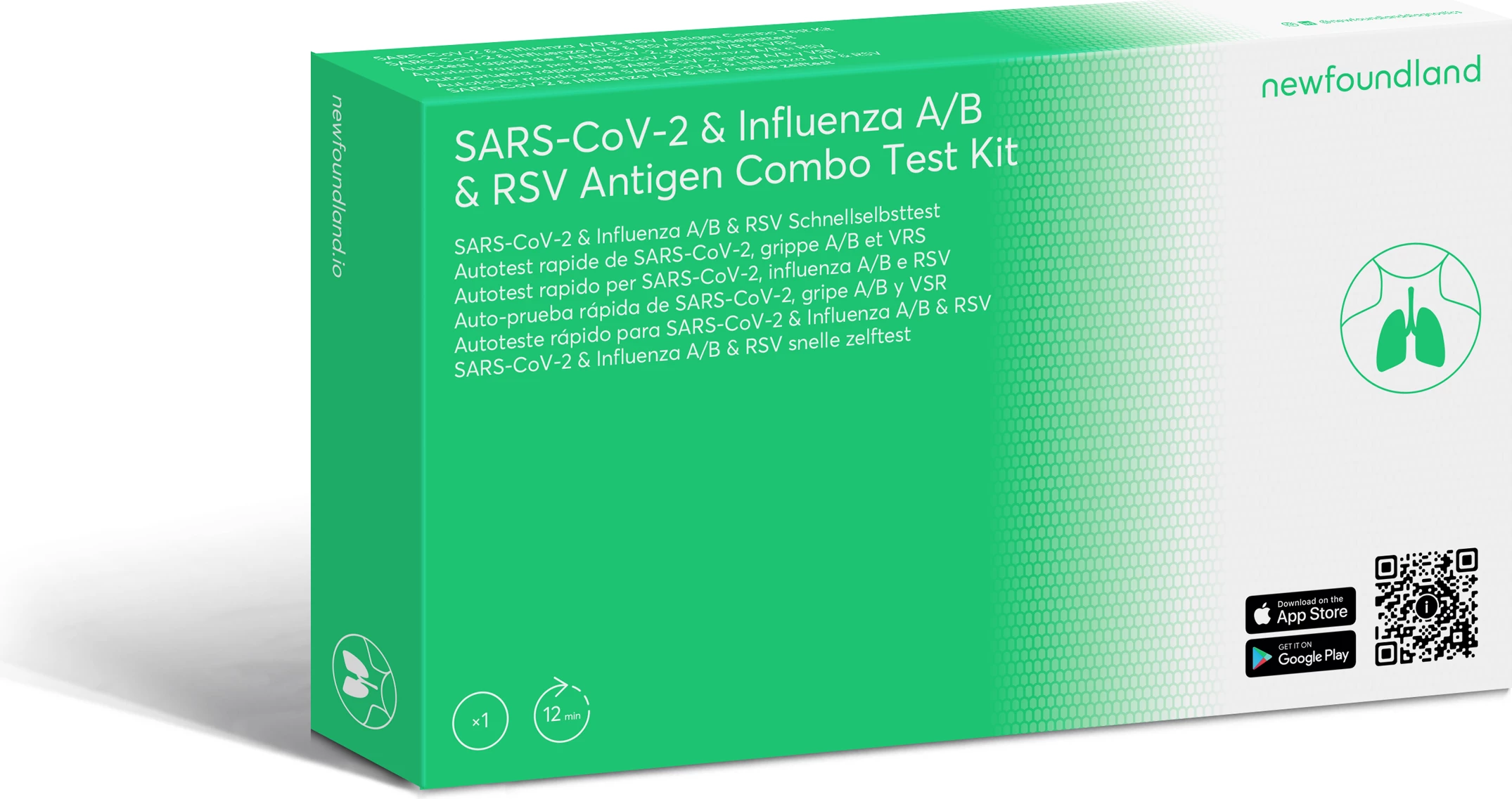 4-në-1 test (COVID, INFLUENZA A,B dhe RSV)